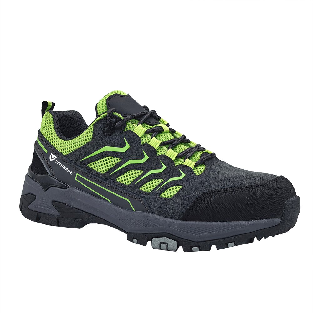 Green Mesh Safety Shoes VITO1496