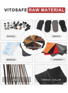 Customized safety shoe raw materials