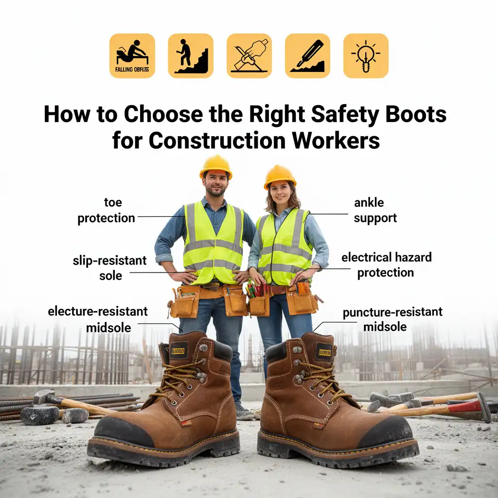 A Complete Guide to Choosing the Right Safety Boots for Construction Workers