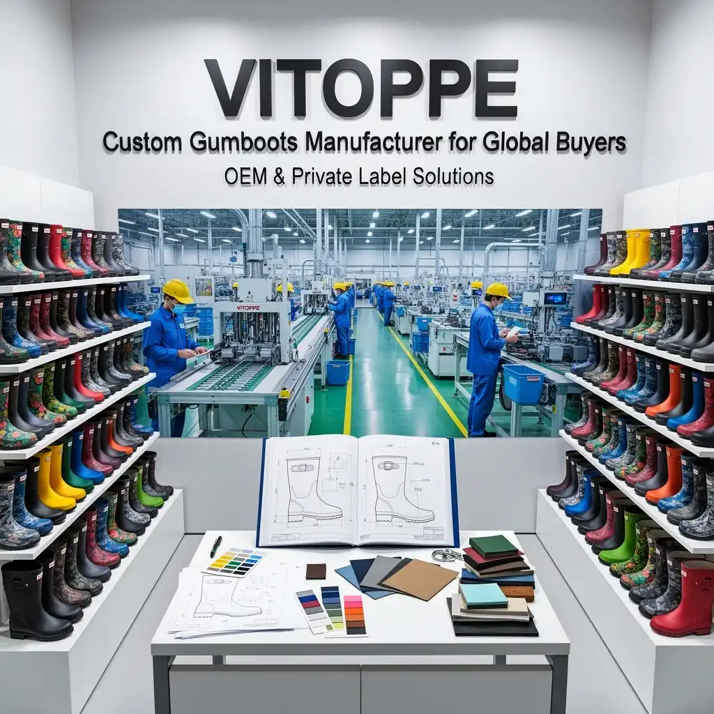 Custom Gumboots Manufacturer for Global Buyers: OEM & Private Label Solutions by VITOPPE