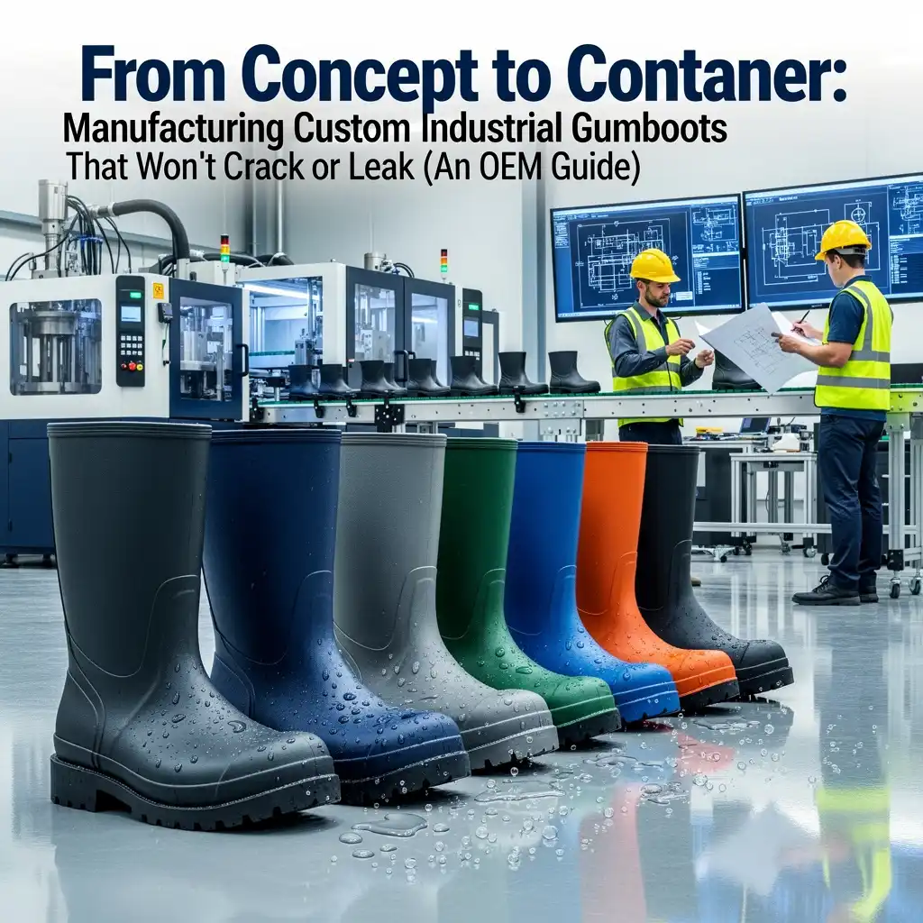 From Concept to Container: Manufacturing Custom Industrial Gumboots That Won't Crack or Leak (An OEM Guide)
