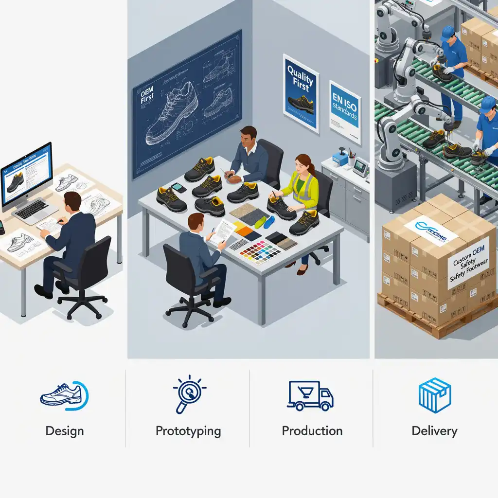 The OEM Journey: How to Customize Safety Shoes with a Reliable Manufacturer