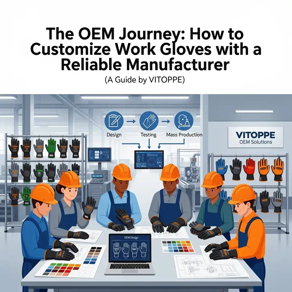 The OEM Journey: How to Customize Work Gloves with a Reliable Manufacturer (A Guide by VITOPPE)