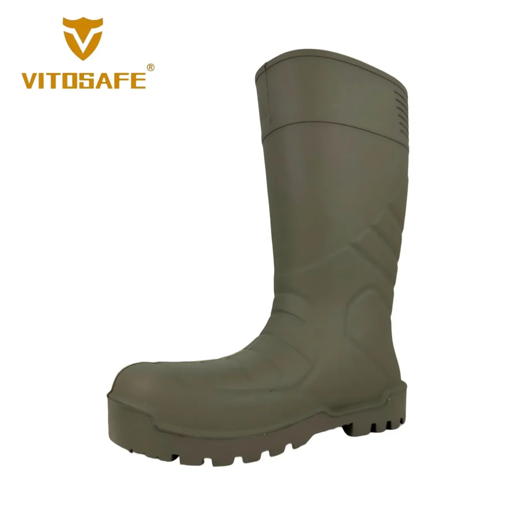 VITO6001 PVC Heavy-Duty Safety Rain Boots